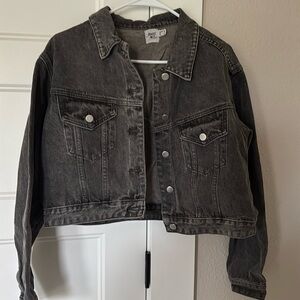 Gray Jean jacket